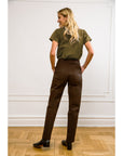 Loup - Long James Straight-Leg Work Pant - Brown -