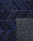 Solo Rugs - Meir Handmade Contemporary Cowhide Area Rug -