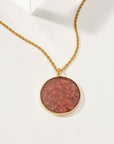 Luna Norte - Strawberry Moon Medallion Necklace -