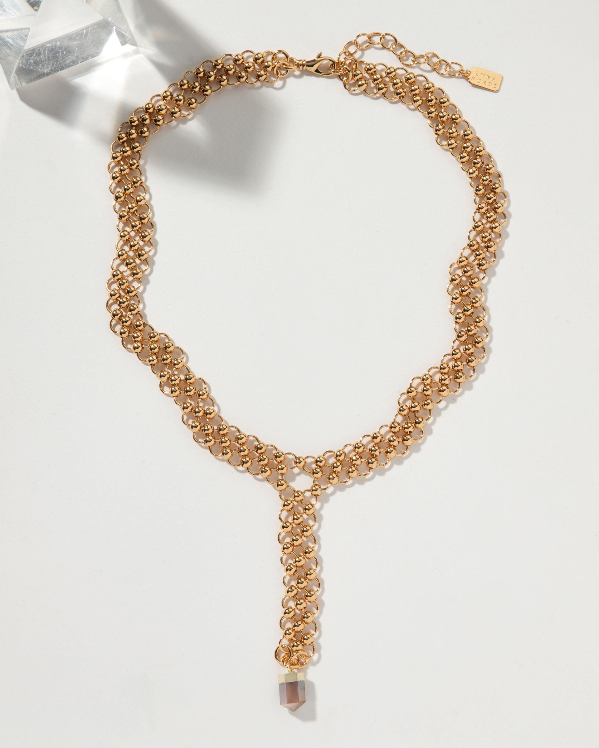 Luna Norte - Straight To The Point Chain Maille Y-Necklace -