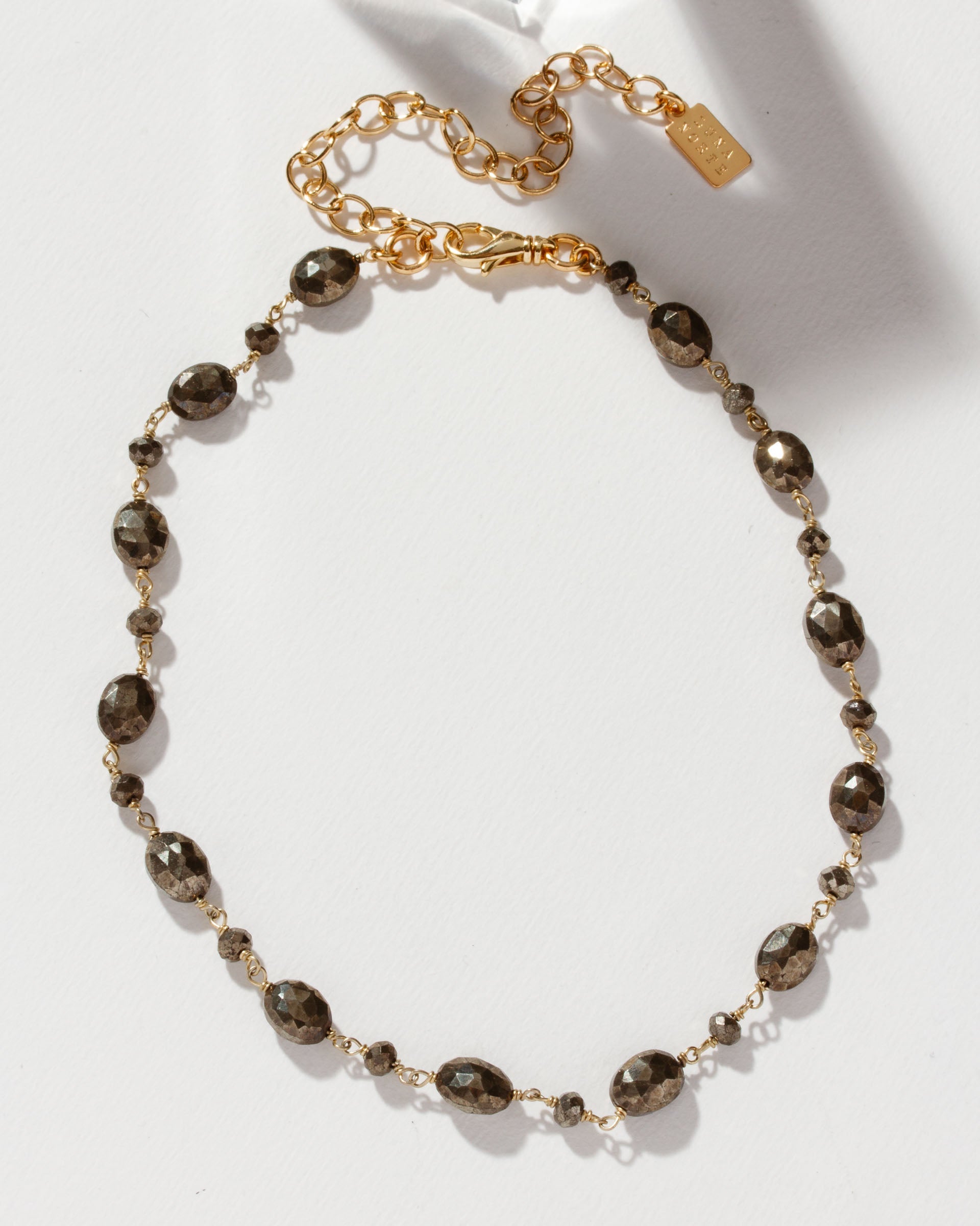 Luna Norte - Amore Baroque Pyrite Chain -