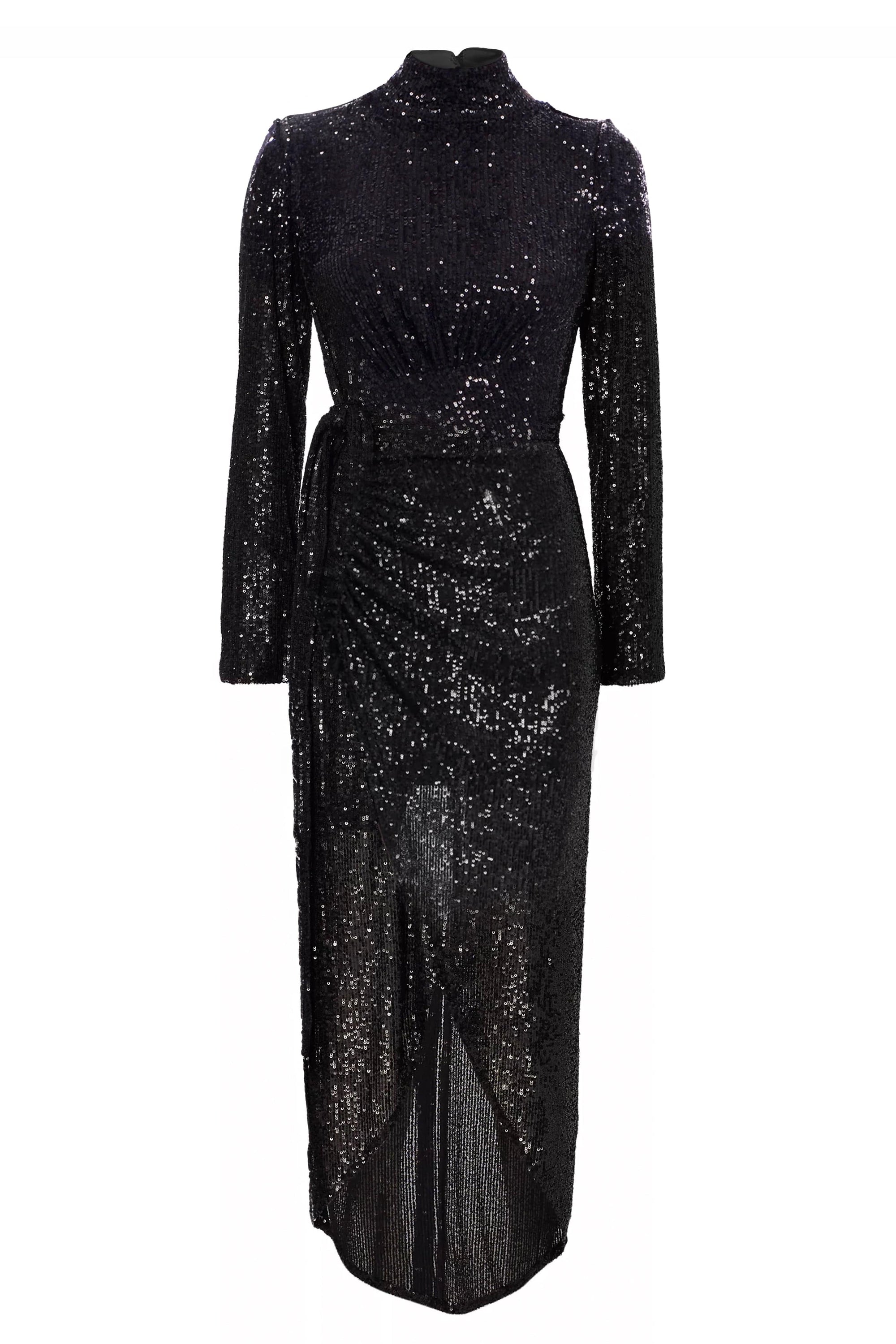 ONE33 SOCIAL - The Nako - Sequin Midi Cocktail Dress -