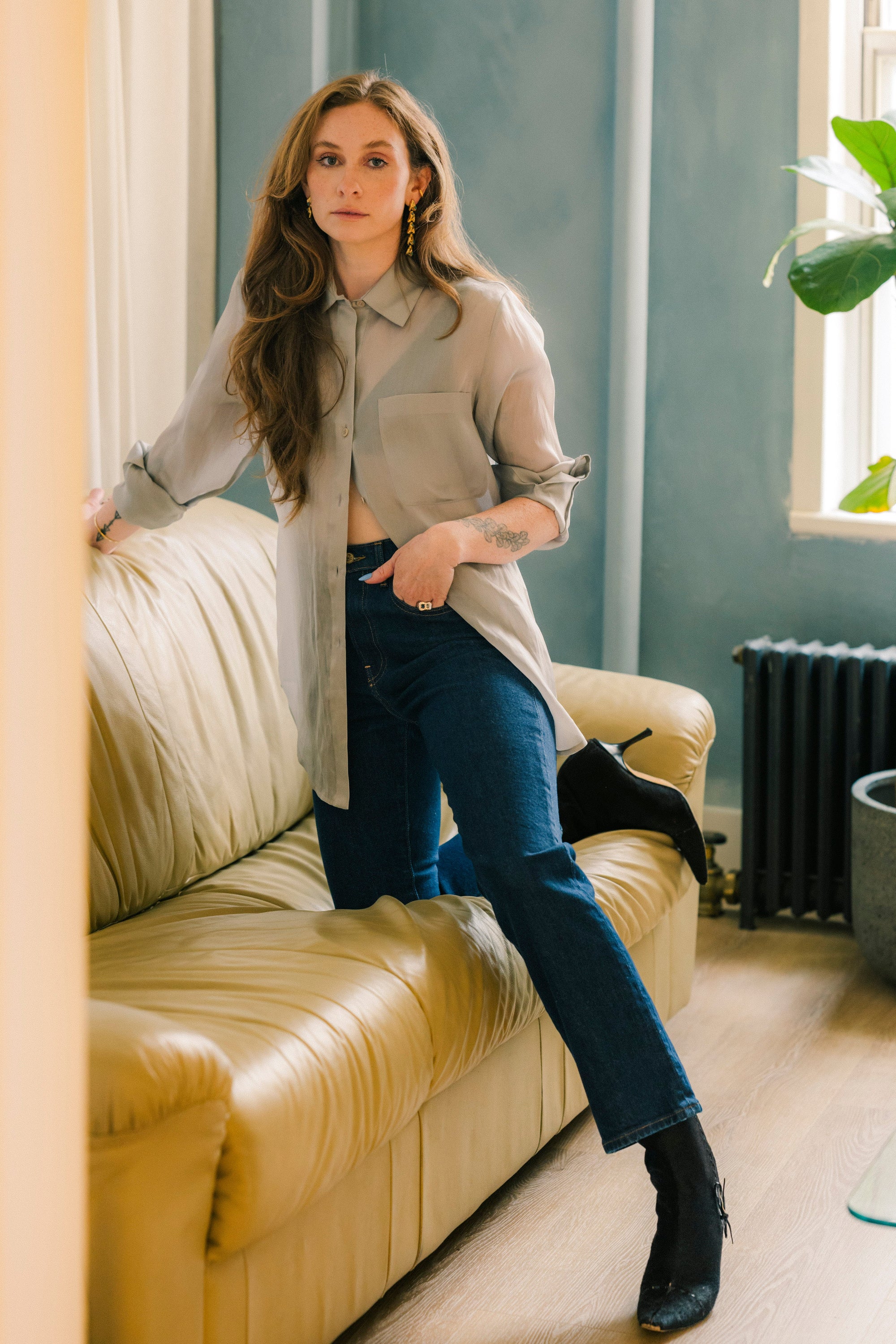 Nelle Atelier - The Kate Jean - Indigo -