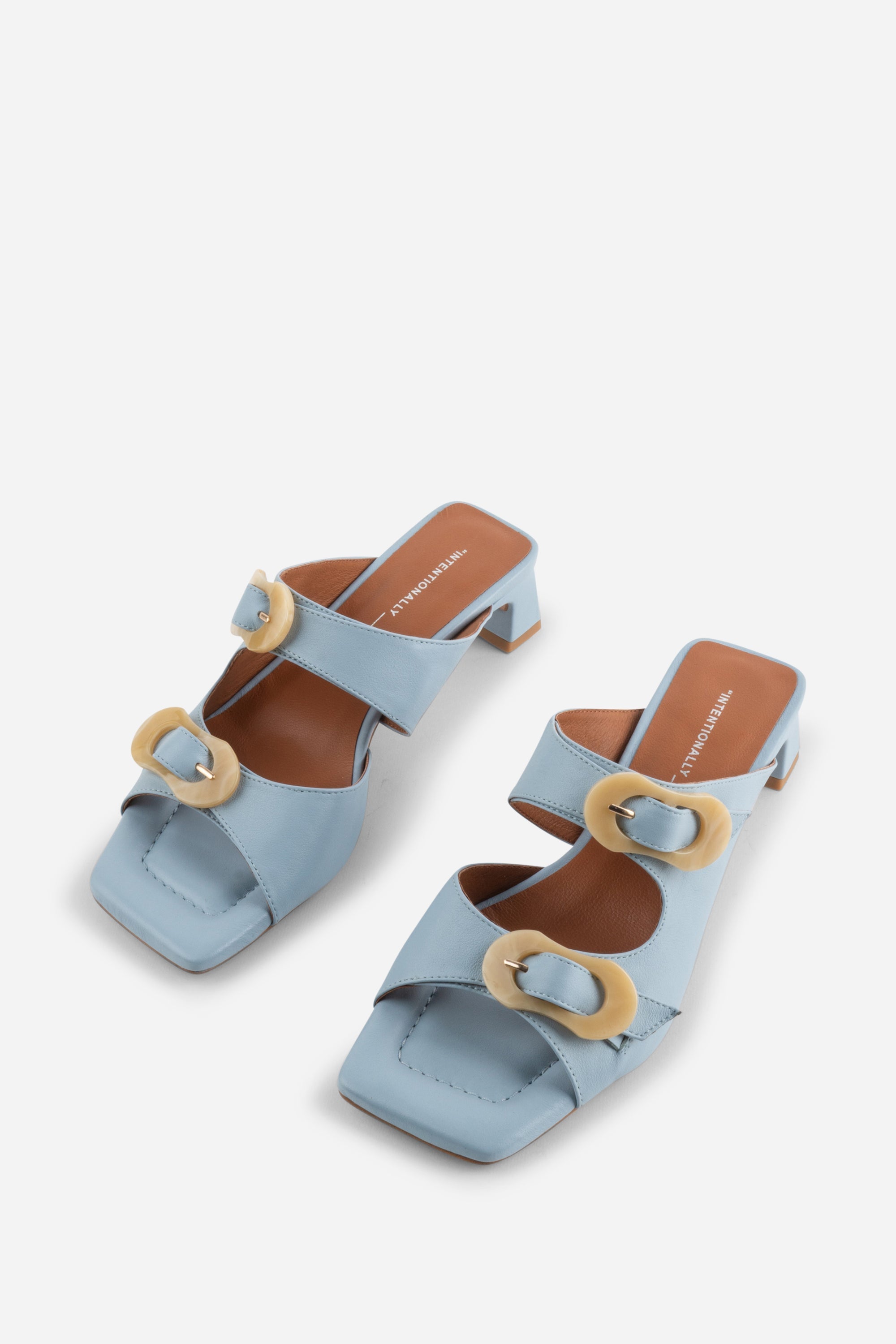 Intentionally Blank - Nora Square Toe Sandal -