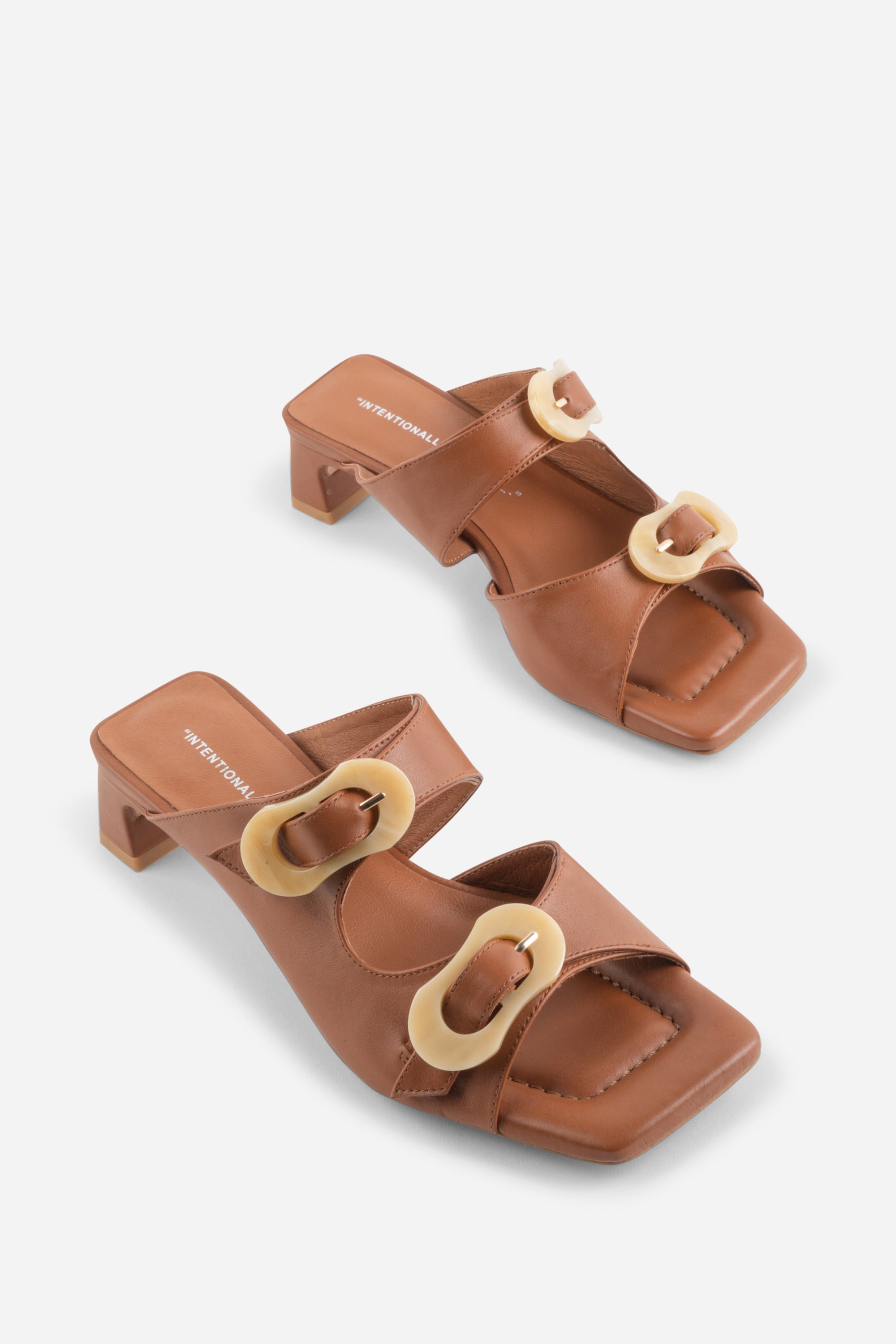 Intentionally Blank - Nora Square Toe Sandal -