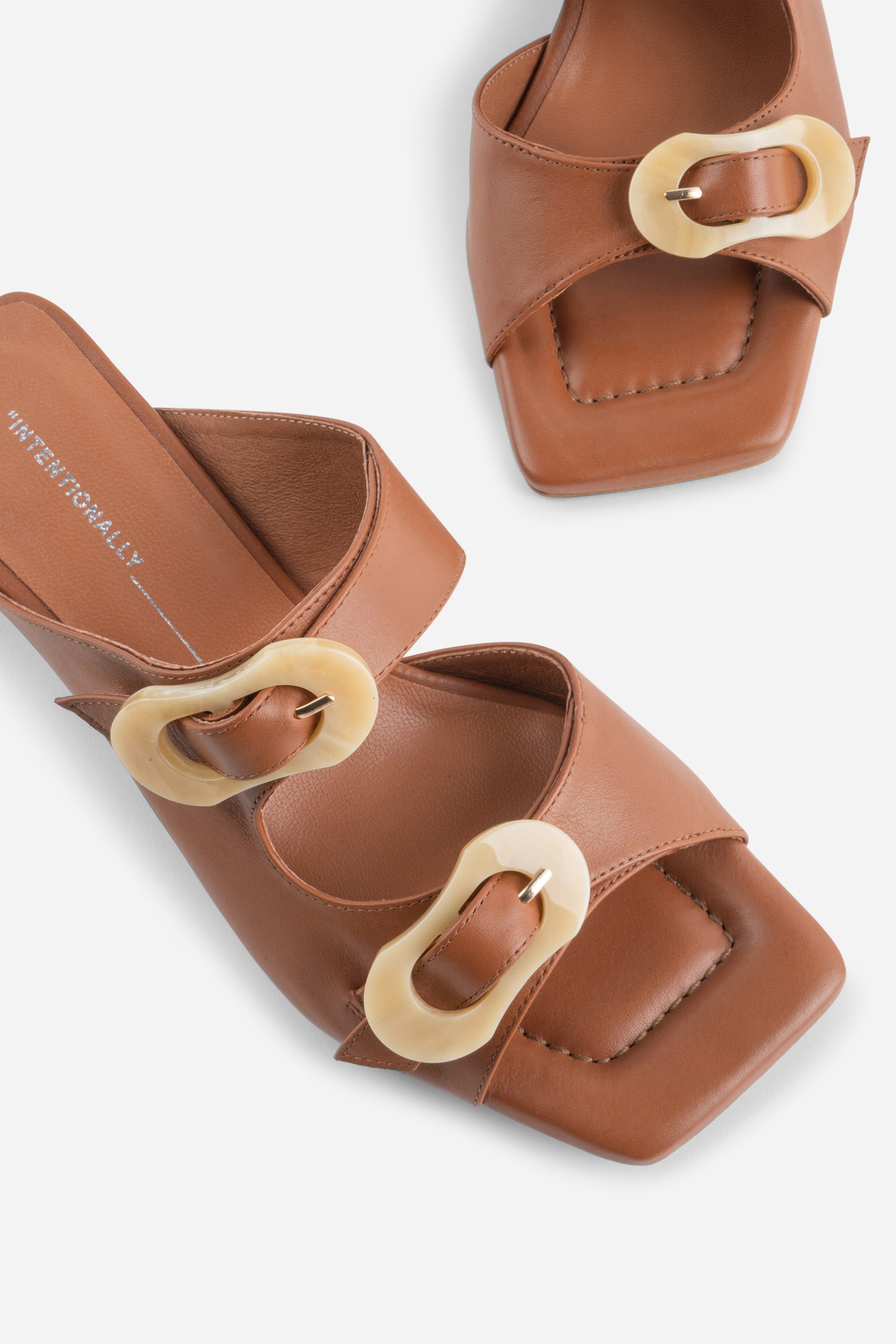 Intentionally Blank - Nora Square Toe Sandal -