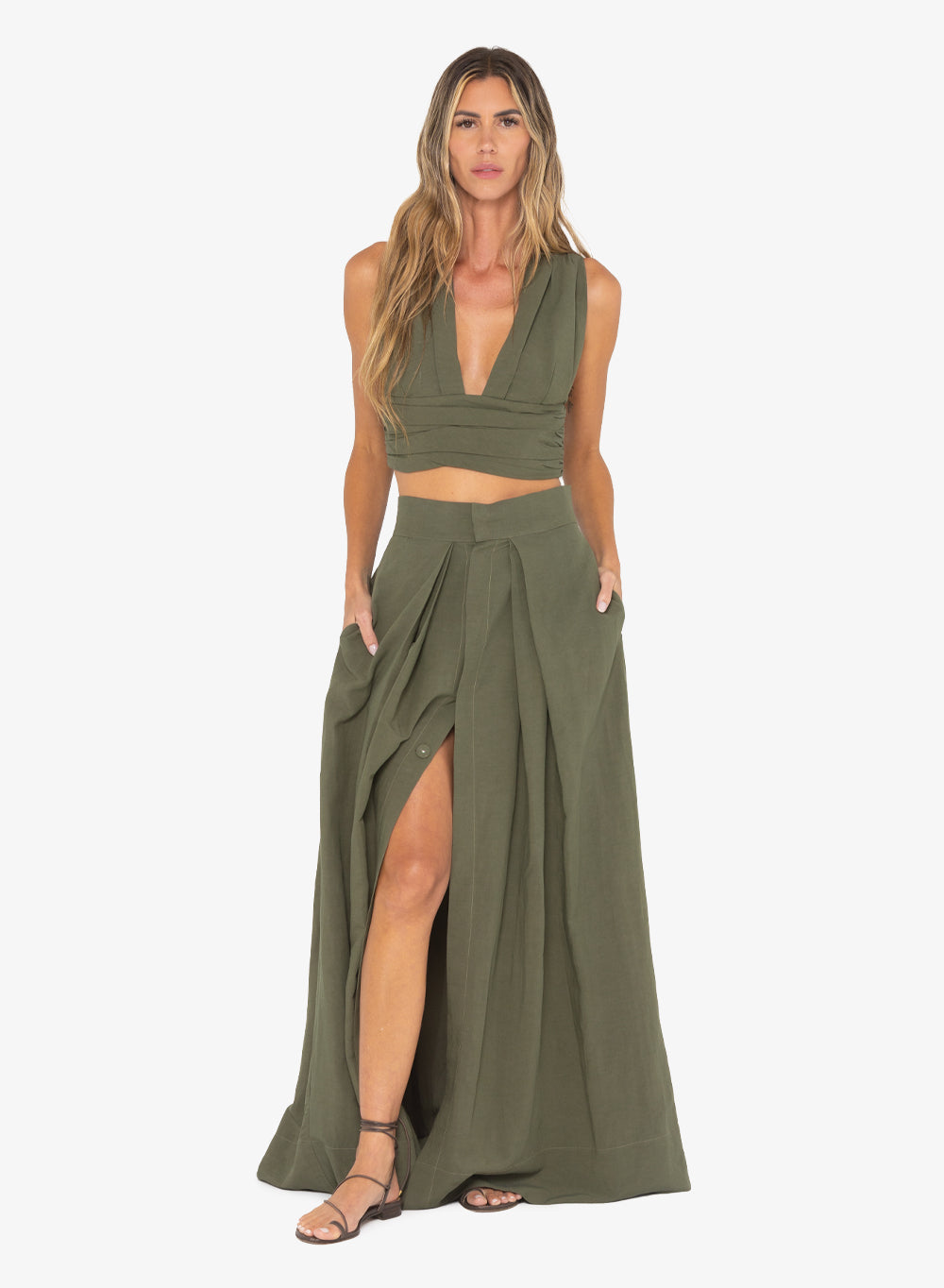 JBQ - Greer Skirt - Olive -