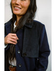 Loup - Maggie Field Jacket - Navy -
