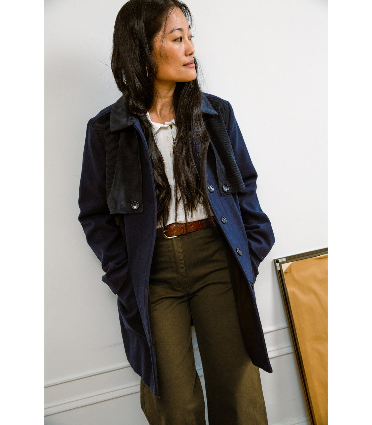 Loup - Maggie Field Jacket - Navy -