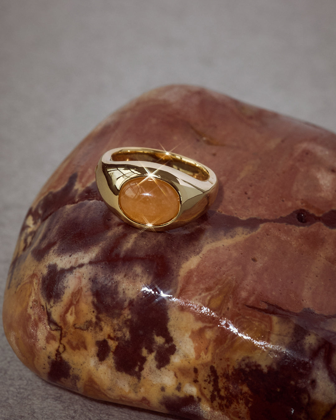 Luv Aj - Sunset Stone Signet Ring -
