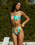 Nomads Swimwear - Current Top II - Expressivo/Peach -