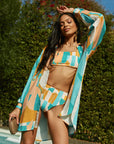Nomads Swimwear - Current Top II - Expressivo/Peach -