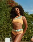 Nomads Swimwear - Bay Bottom II - Expressivo/Peach -