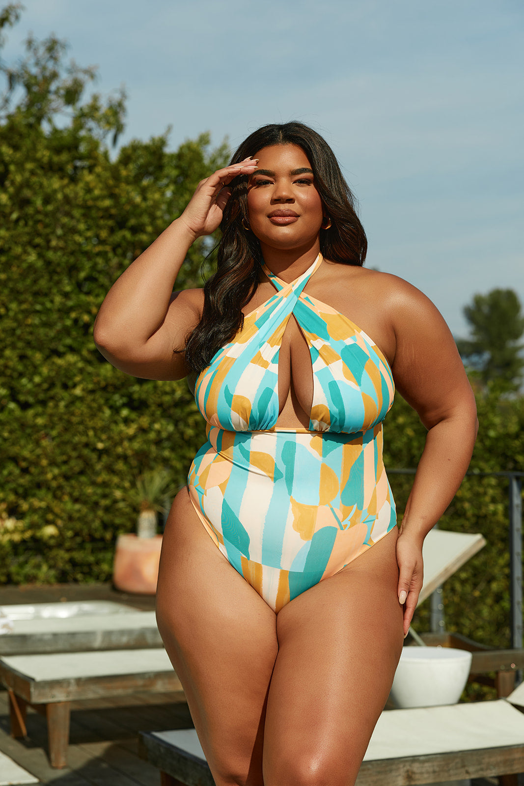 Nomads Swimwear - Isle One Piece - Expressivo/Peach -