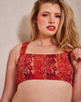 Nomads Swimwear - Current Top II - Iguana/Merlot -