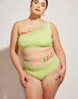 Nomads Swimwear - Bay Bottom II - Avocado/Birds of Paradise -