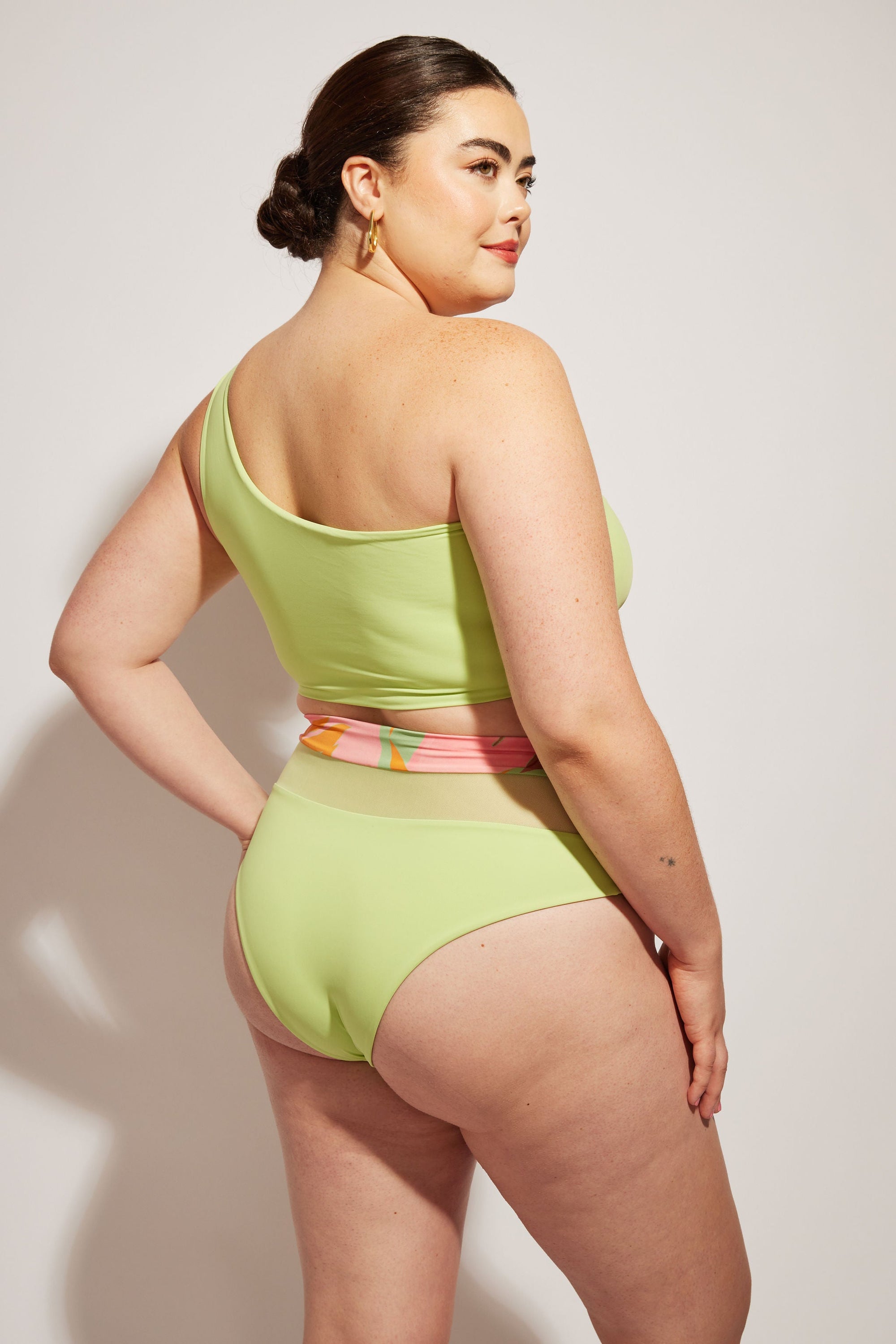 Nomads Swimwear - Bay Bottom II - Avocado/Birds of Paradise -