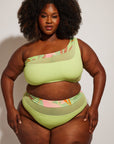 Nomads Swimwear - Bay Bottom II - Avocado/Birds of Paradise -