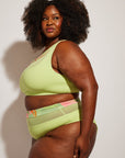 Nomads Swimwear - Bay Bottom II - Avocado/Birds of Paradise -