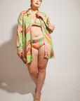 Nomads Swimwear - Sol Button-Up Shirt Dress - Birds of Paradise -