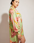 Nomads Swimwear - Sol Button-Up Shirt Dress - Birds of Paradise -