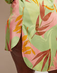 Nomads Swimwear - Sol Button-Up Shirt Dress - Birds of Paradise -