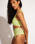Nomads Swimwear - Bay Bottom II - Avocado/Birds of Paradise -