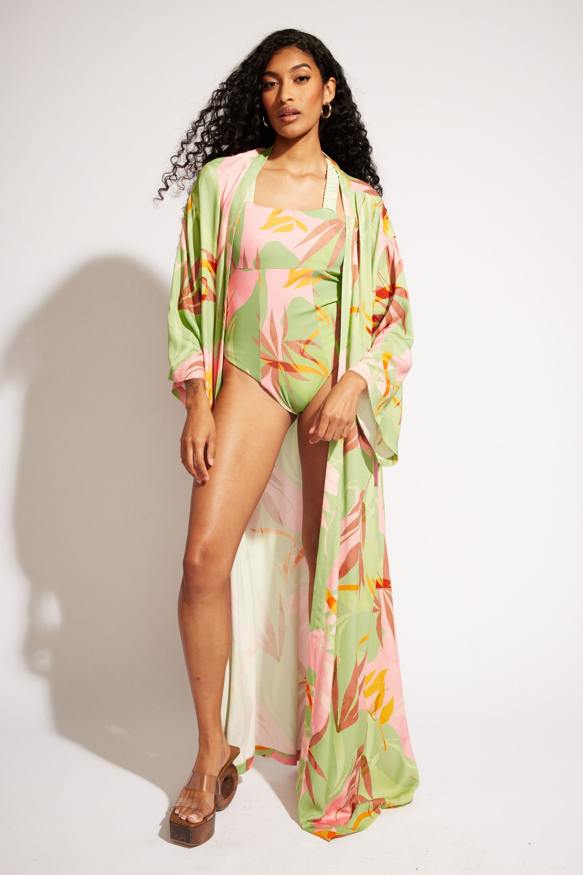 Nomads Swimwear - Sunset Kimono II - Birds of Paradise -