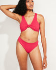 Nomads Swimwear - Playa Swim Top - Raspberry -