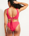 Nomads Swimwear - Playa Swim Top - Raspberry -