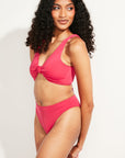 Nomads Swimwear - Playa Swim Top - Raspberry -