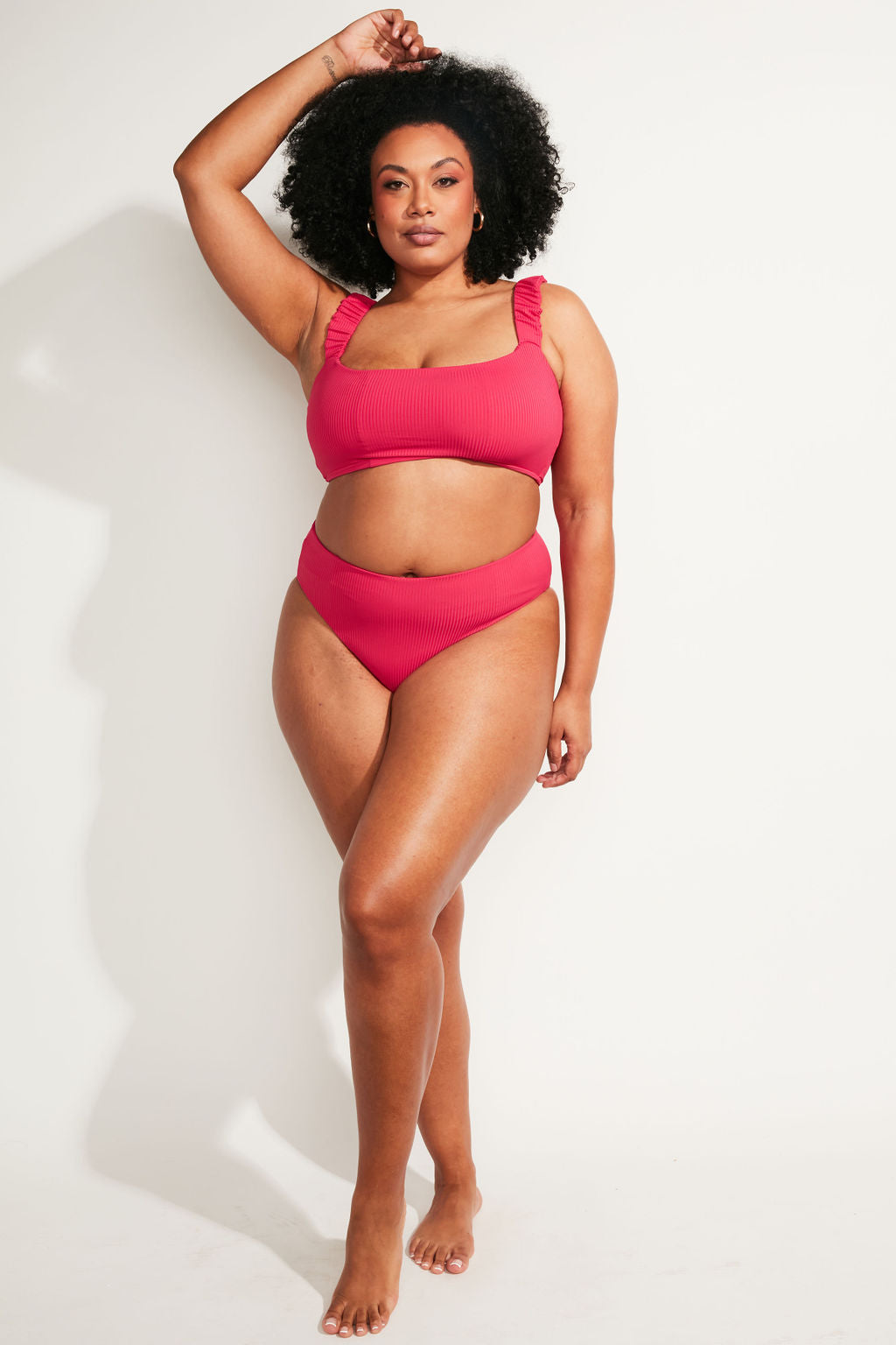 Current Swim Bottom II - Raspberry