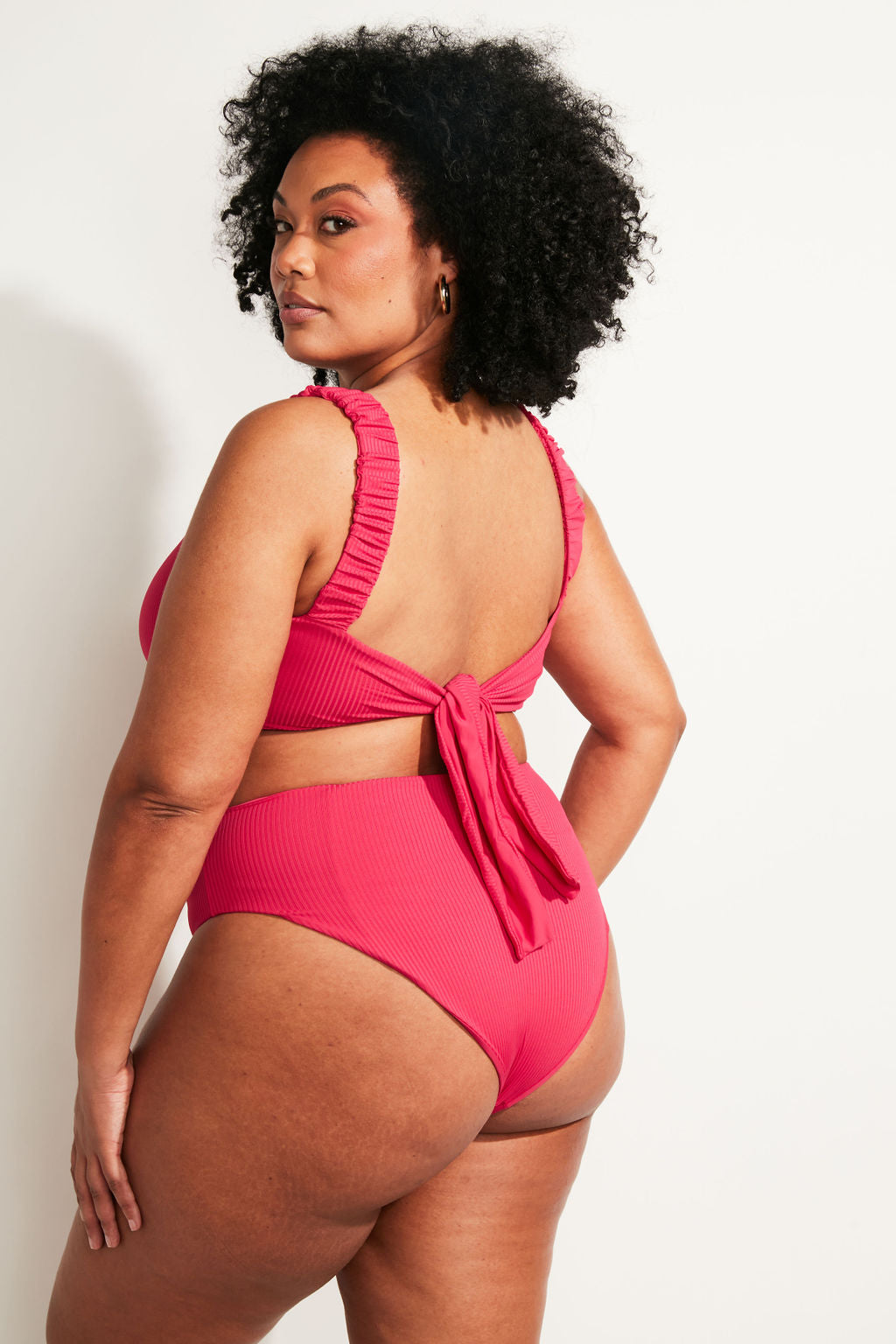 Current Swim Bottom II - Raspberry