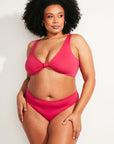 Nomads Swimwear - Playa Swim Top - Raspberry -