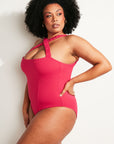 Nomads Swimwear - Wave One Piece II - Raspberry -