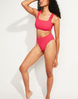 Nomads Swimwear - Current Swim Bottom II - Raspberry -