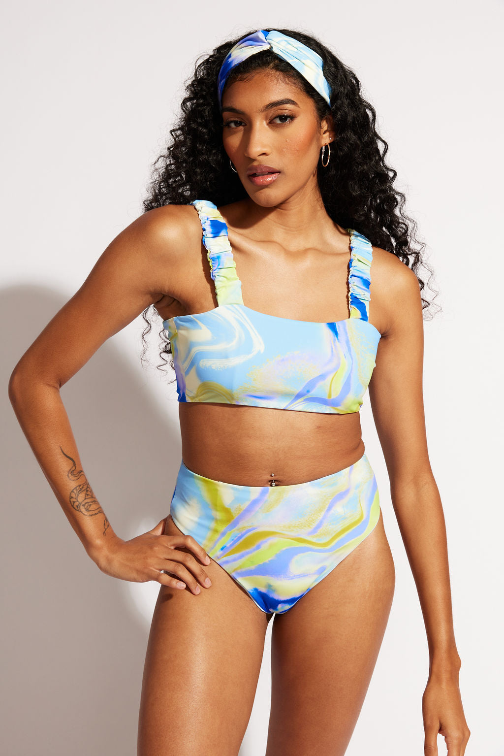 Nomads Swimwear - Current Top II - Sky/Geode -