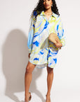 Nomads Swimwear - Sol Button-Up Shirt Dress - Geode -