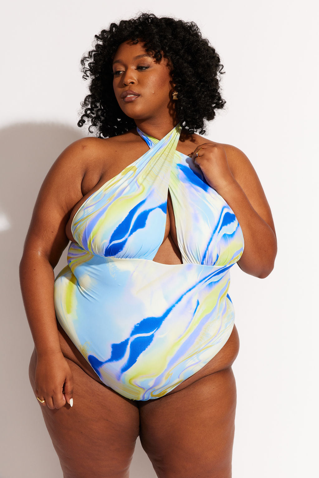 Nomads Swimwear - Isle One Piece - Sky/Geode -