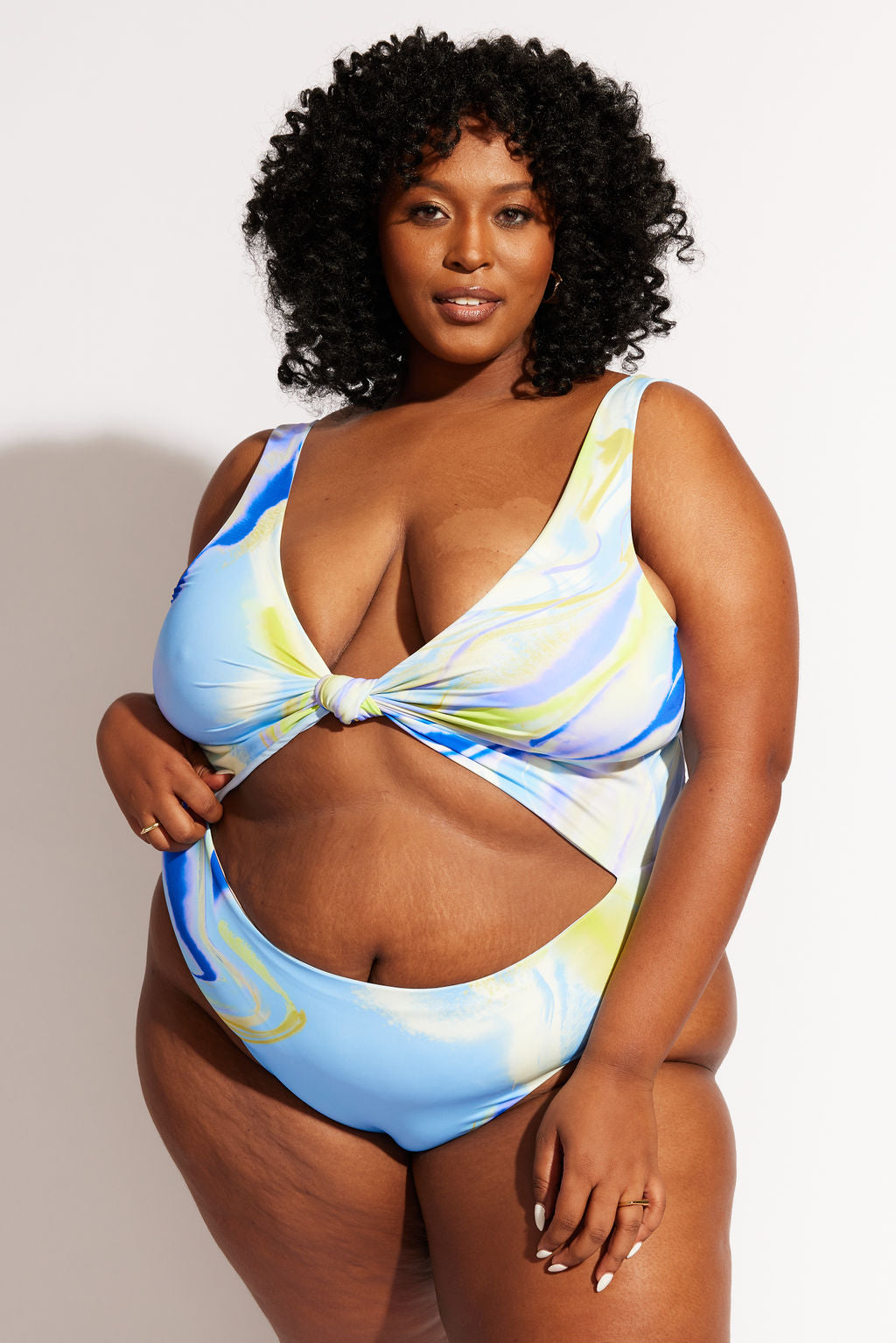 Nomads Swimwear - Shoreline One Piece II - Sky/Geode -