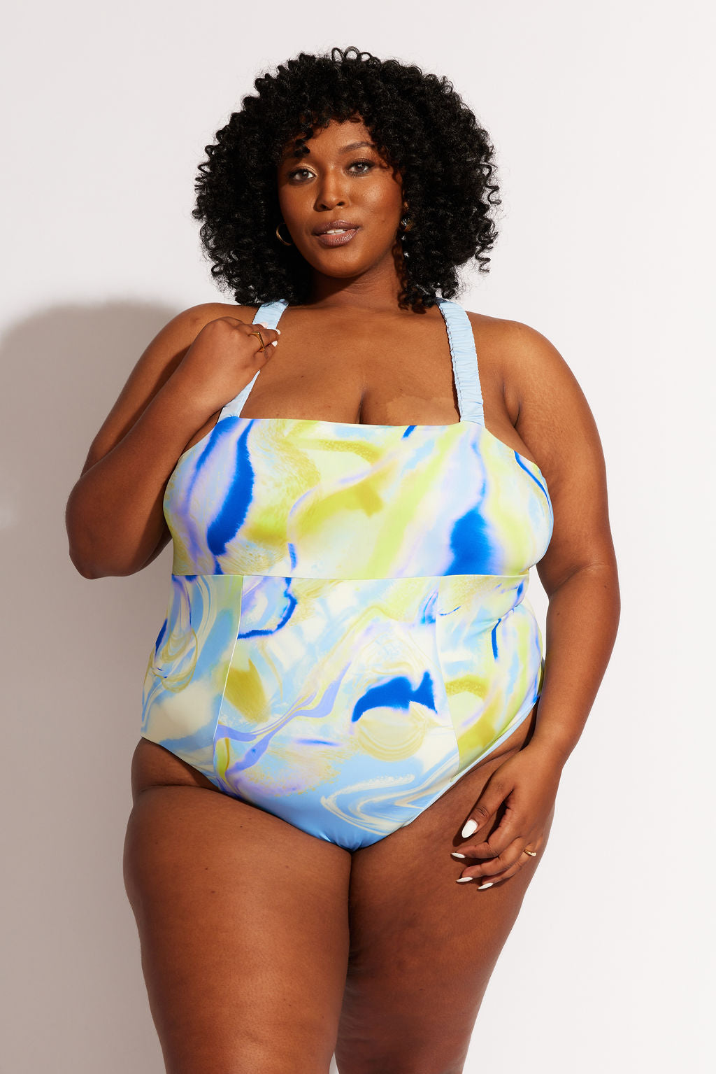 Nomads Swimwear - Wave One Piece II - Sky/Geode -