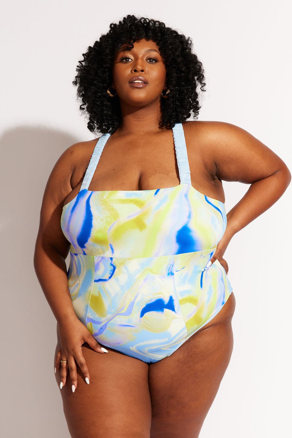 Nomads Swimwear - Wave One Piece II - Sky/Geode -