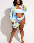 Nomads Swimwear - Sol Button-Up Shirt Dress - Geode -