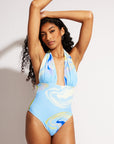 Nomads Swimwear - Isle One Piece - Sky/Geode -