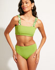 Nomads Swimwear - Current Top II - Pothos/Nephrite -