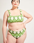Nomads Swimwear - Current Top II - Pothos/Nephrite -