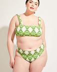 Nomads Swimwear - Current Bottom II - Pothos/Nephrite -