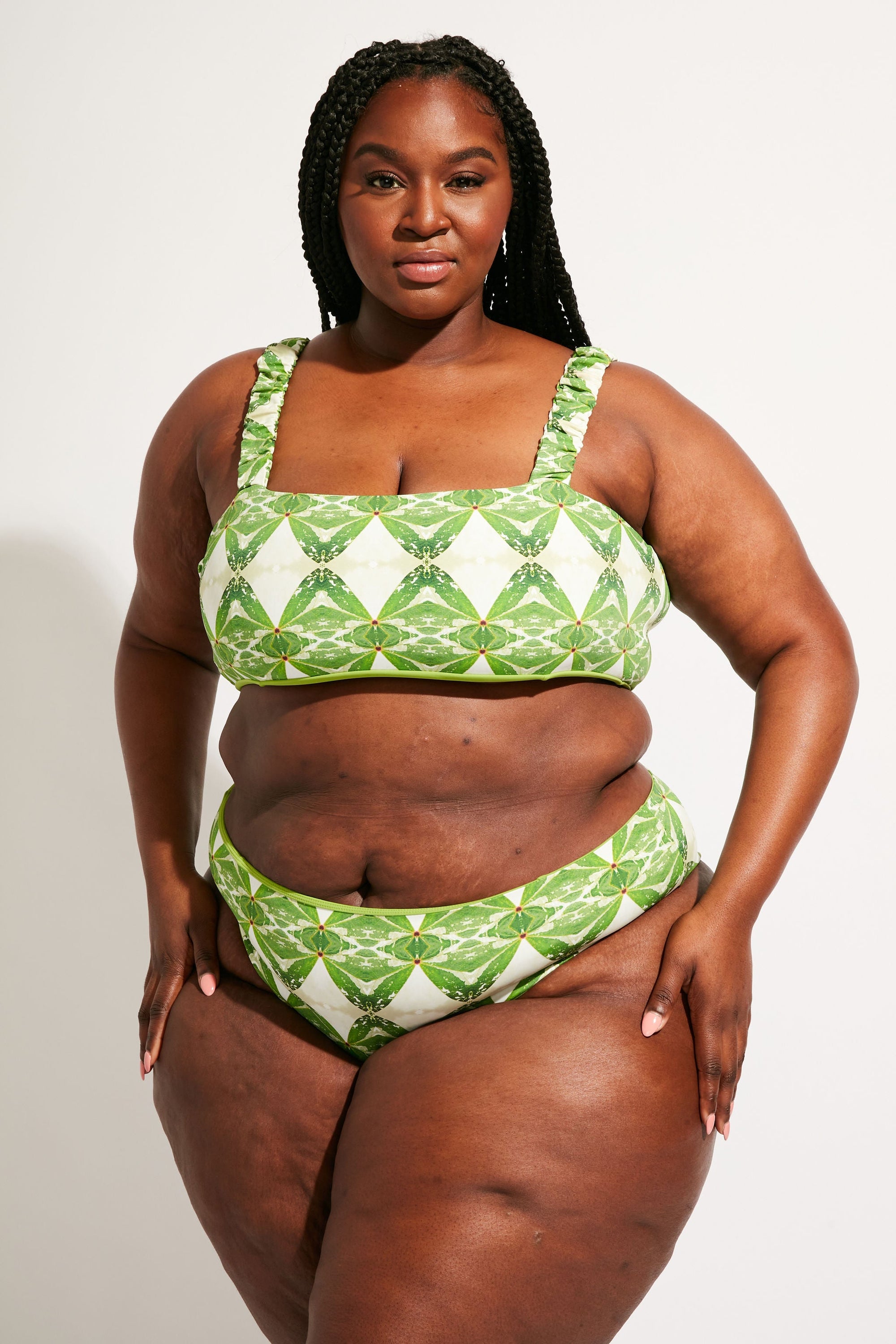Nomads Swimwear - Current Bottom II - Pothos/Nephrite -