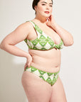 Nomads Swimwear - Playa Top II - Pothos/Nephrite -