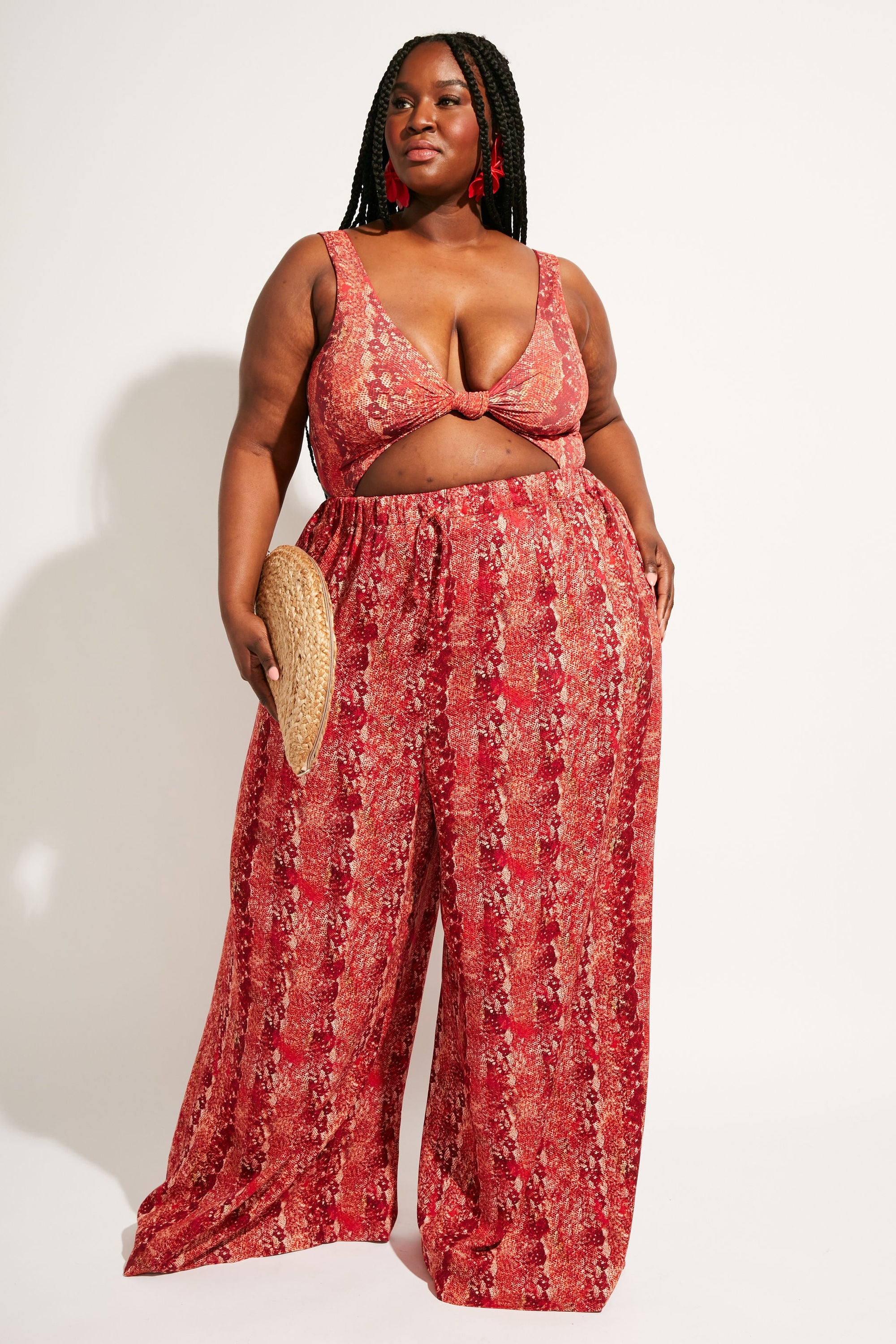 Nomads Swimwear - Shoreline One Piece II - Iguana/Merlot -